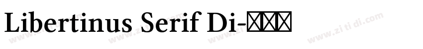 Libertinus Serif Di字体转换 Libertinus Serif Di字体转换